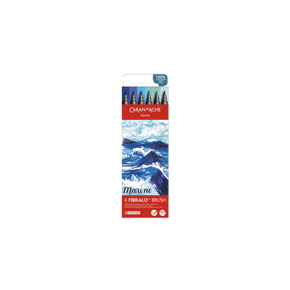 Set 6 Feutres Fibralo™ Brush Marine