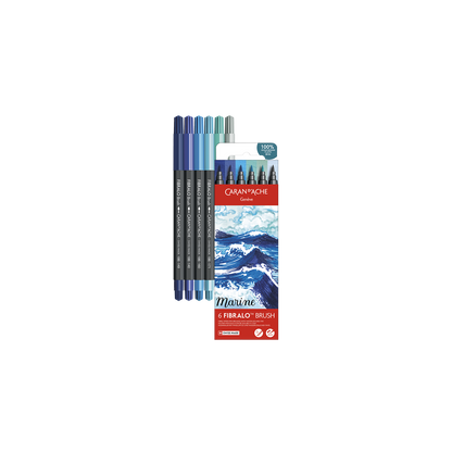 Set 6 Feutres Fibralo™ Brush Marine