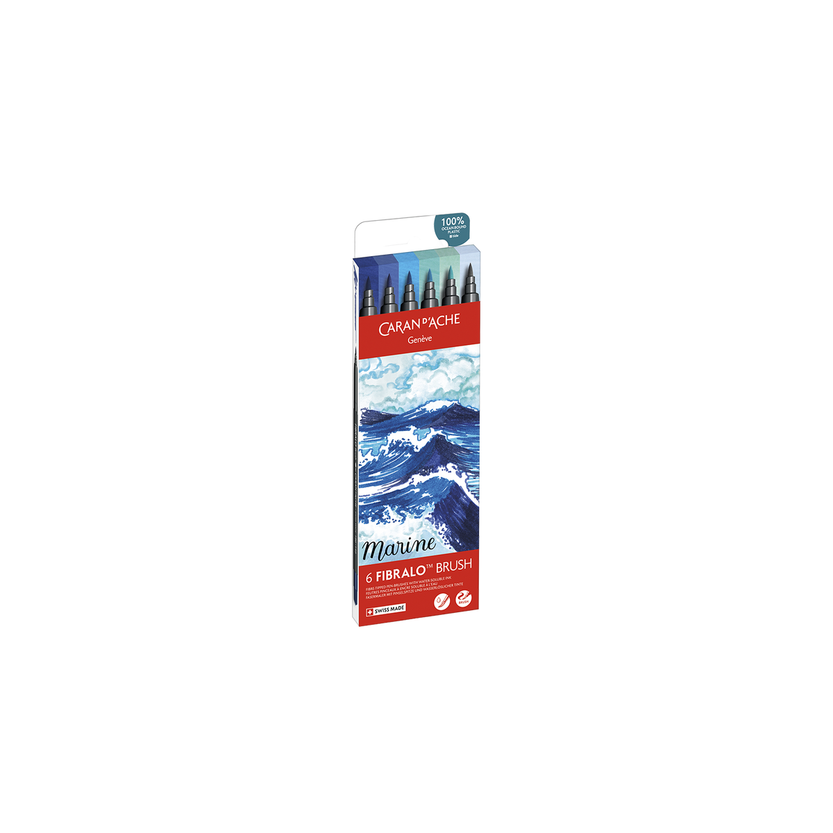Set 6 Feutres Fibralo™ Brush Marine