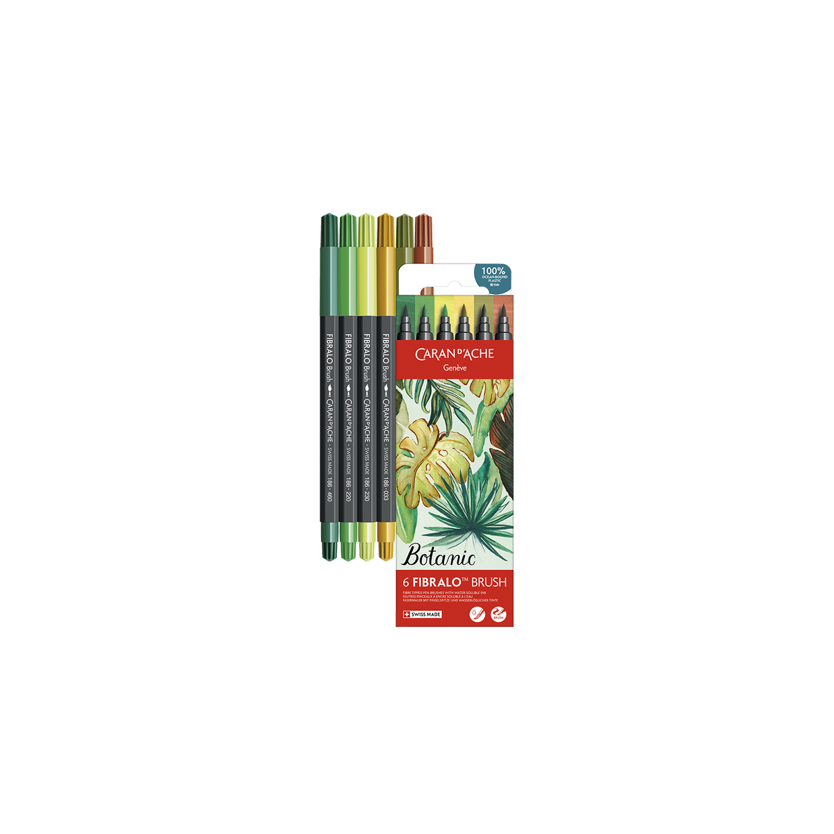 Set 6 Feutres Fibralo™ Brush Botanic