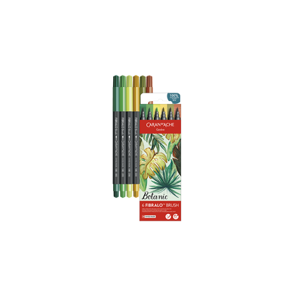 Set 6 Feutres Fibralo™ Brush Botanic