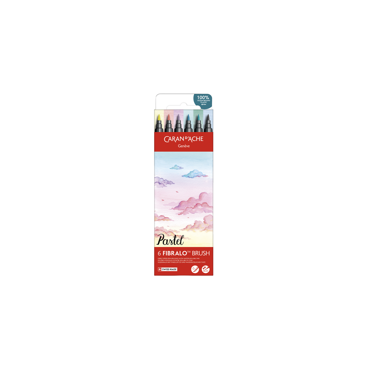 Set 6 Fasermaler Fibralo™ Brush Pastel