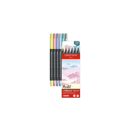 Set 6 Fasermaler Fibralo™ Brush Pastel