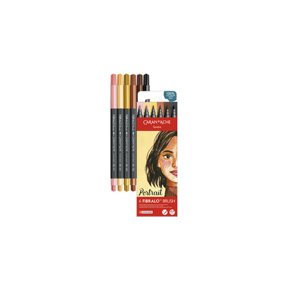 Set 6 Fasermaler Fibralo™ Brush Portrait