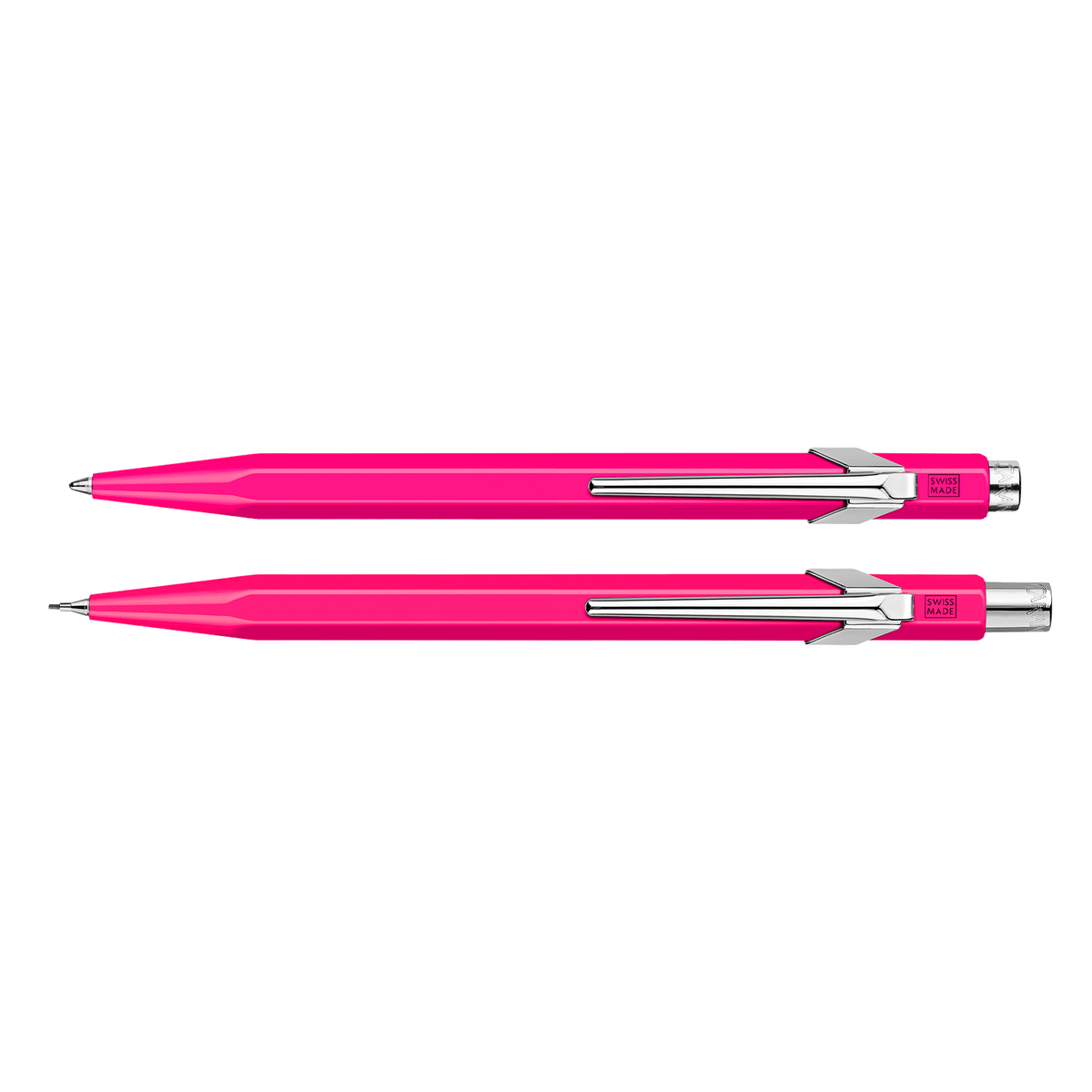 Set 849™ FLUO Pink Ballpoint Pen + Mechanical Pencil