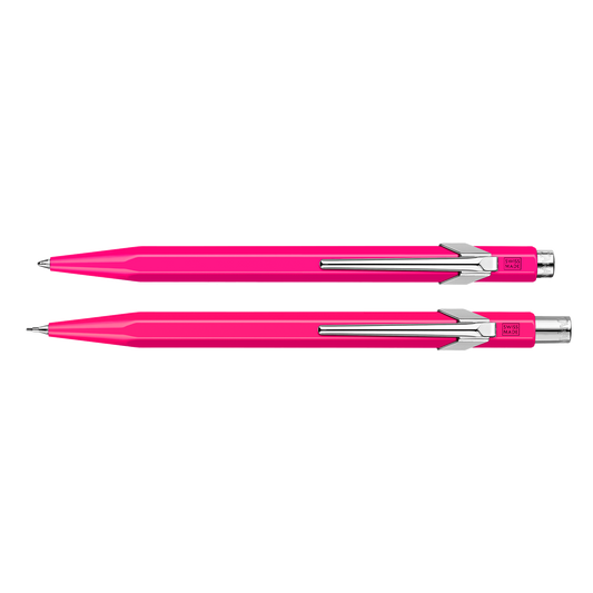 Set 849™ FLUO Pink Ballpoint Pen + Mechanical Pencil