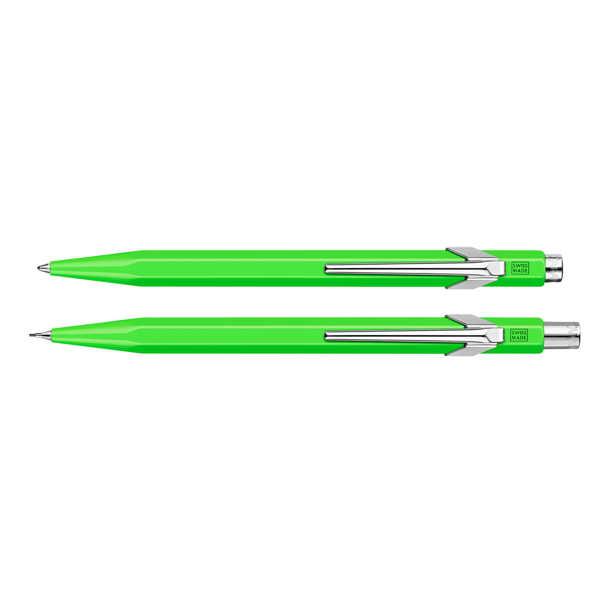 Set 849™ FLUO Grün Kugelschreiber + Minenhalter