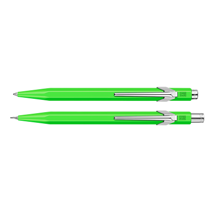 Set 849™ FLUO Grün Kugelschreiber + Minenhalter