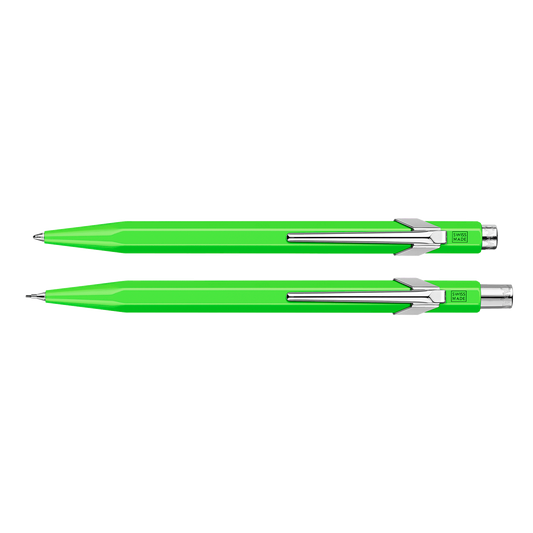Set 849™ FLUO Green Ballpoint Pen + Mechanical Pencil