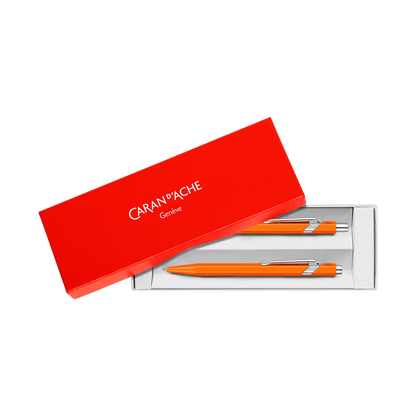 Set 849™ FLUO Orange Stylo Bille + Porte-Mine