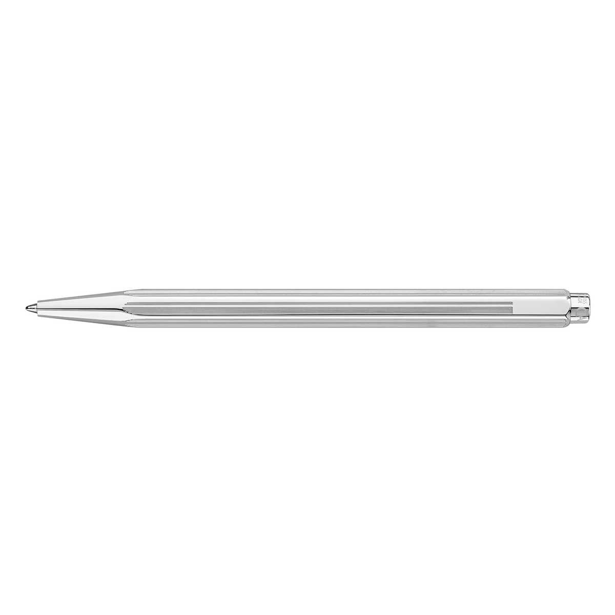 Set Ballpoint Pen Ecridor™ Paul Smith Grey Silver & Black Leather Case