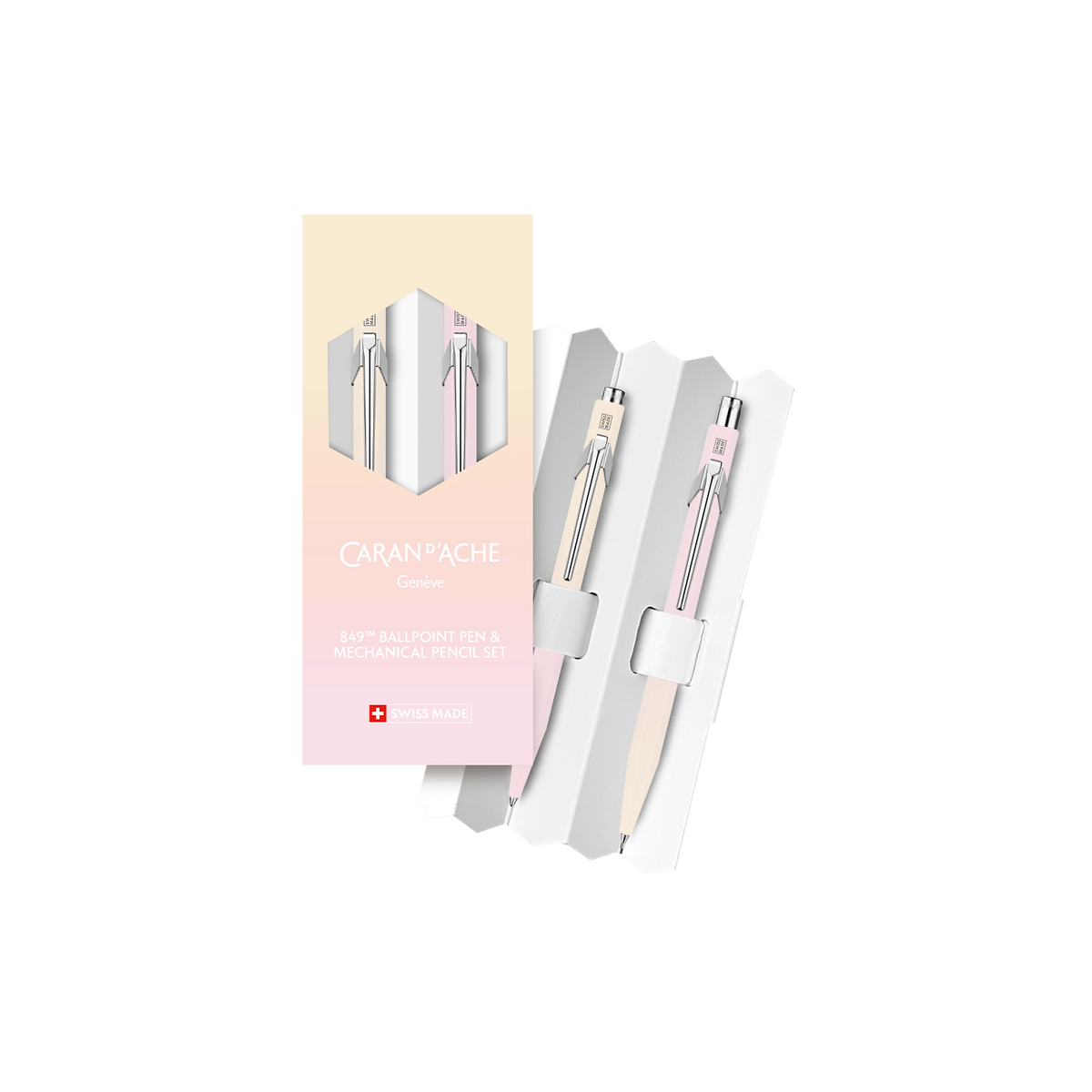 Set Penna a Sfera & Portamine 849™ Horizon Rosa Pastello & Giallo Pastello (0,5 mm)