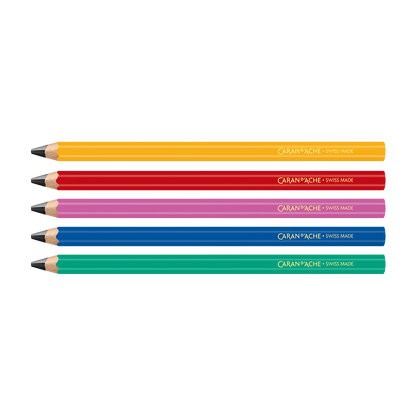 Set di 5 matite MAXI in grafite HB COLOUR TREASURE – Edizione limitata
