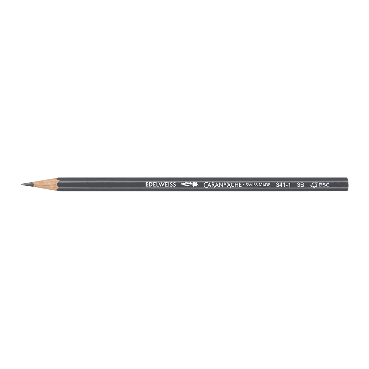 Set pack containing 4 EDELWEISS 3B graphite pencils