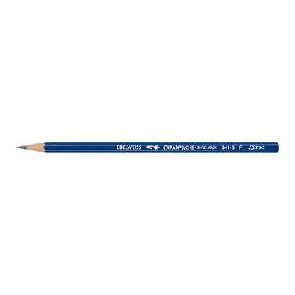 Set de 4 crayons graphite EDELWEISS F