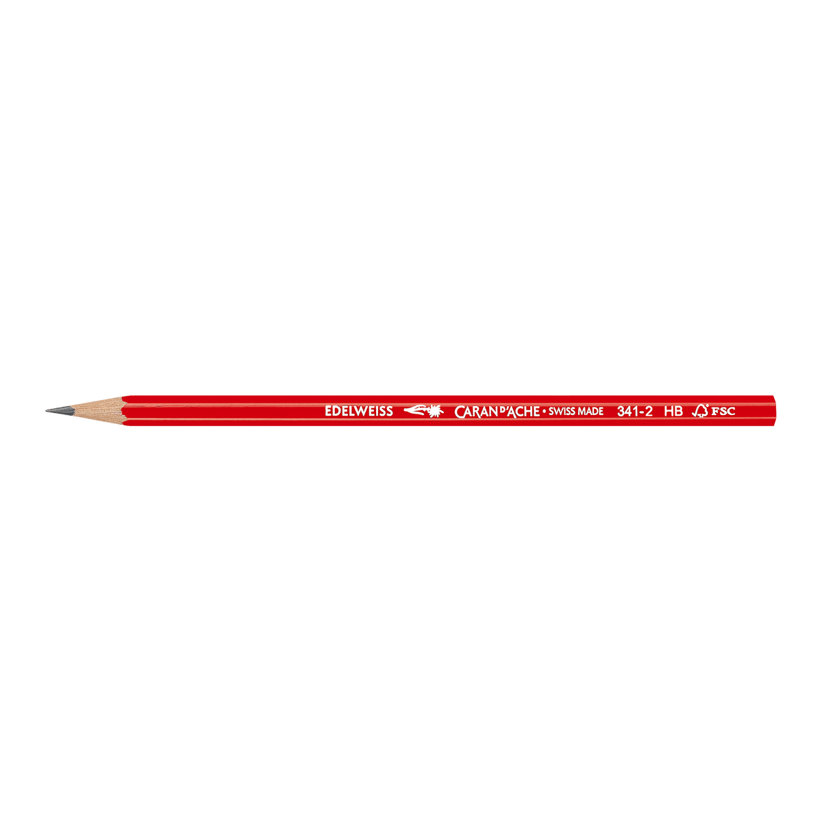 Set pack containing 4 EDELWEISS HB graphite pencils