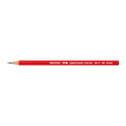 Set pack containing 4 EDELWEISS HB graphite pencils