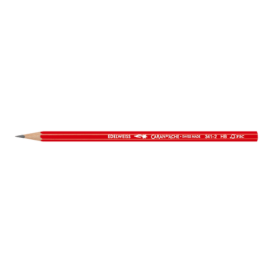 Set pack containing 4 EDELWEISS HB graphite pencils