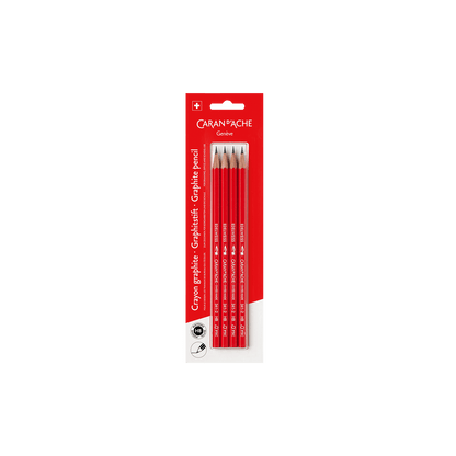 Set pack containing 4 EDELWEISS HB graphite pencils