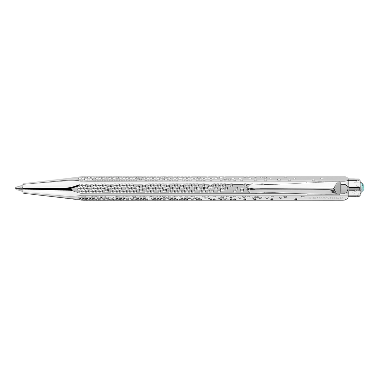 Set ECRIDOR™ GERMANIER Penna a Sfera Platinata e Astuccio in Cuoio – Edizione Speciale