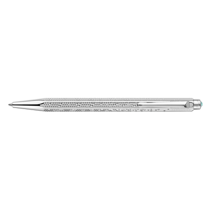 Set ECRIDOR™ GERMANIER Penna a Sfera Platinata e Astuccio in Cuoio – Edizione Speciale