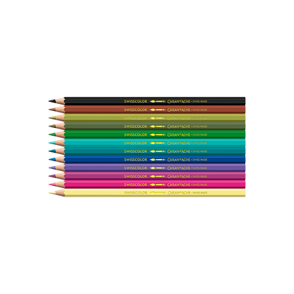 Kawaii-Set 12 Farbstifte Swisscolor Aquarell Funny Monsters