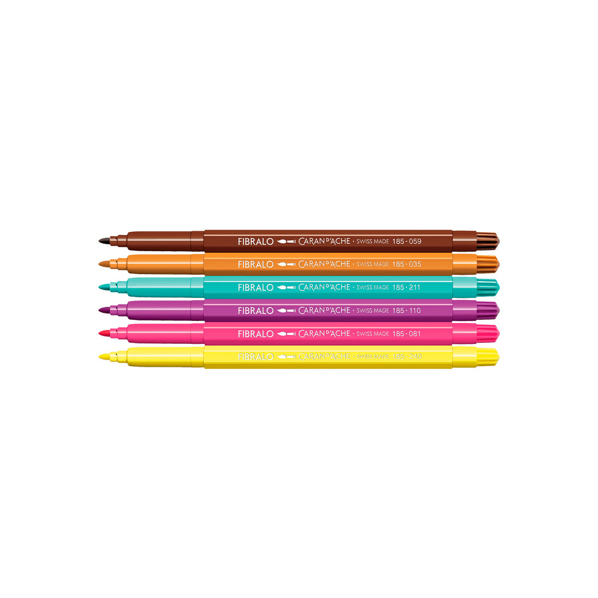 Kawaii-Set 6 Fasermaler Fibralo™ Candy World