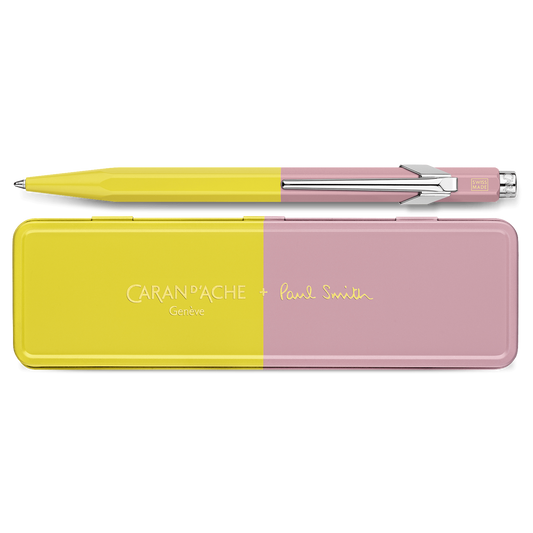 Stylo Bille 849™ PAUL SMITH Chartreuse Yellow & Rose Pink Édition Spéciale