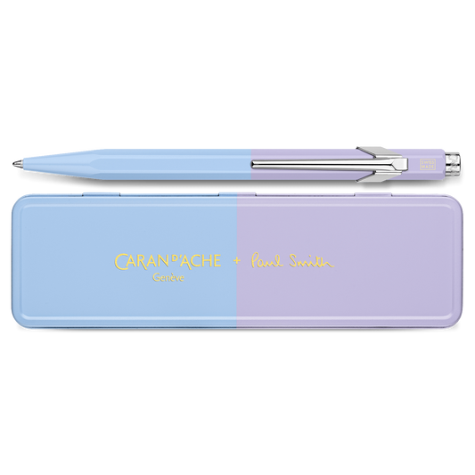 849™ PAUL SMITH Sky Blue & Lavender Purple Ballpoint Pen Special Edition