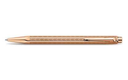Rose-Gilded ECRIDOR™ CHEVRON Ballpoint Pen