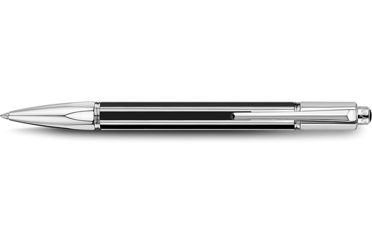 Silver-Plated, Rhodium-Coated VARIUS™ CHINA BLACK Ballpoint Pen