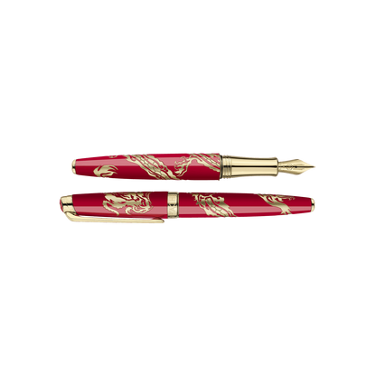 Füllfederhalter rote DRACHE limitierte Edition