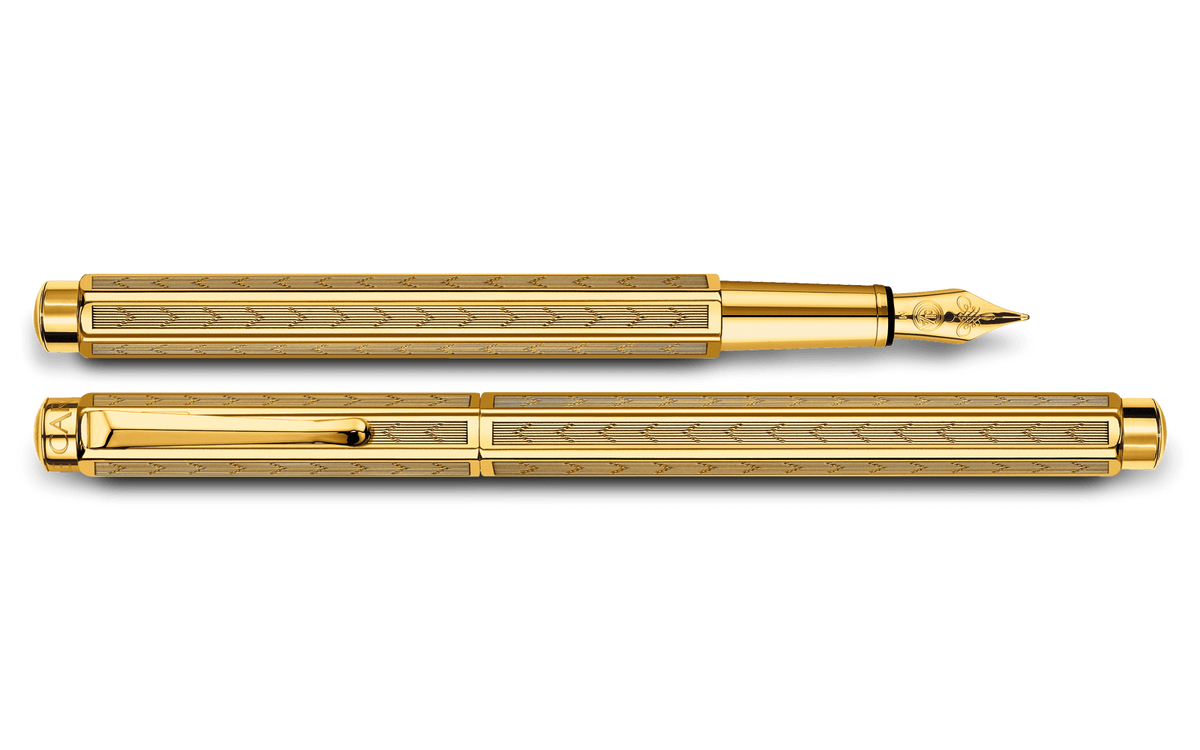 Stylo Plume ECRIDOR™ CHEVRON Doré