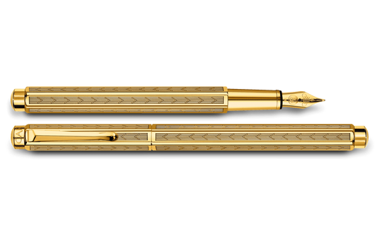 Stylo Plume ECRIDOR™ CHEVRON Doré