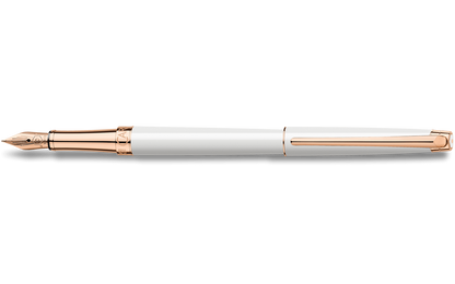 Stylo Plume LÉMAN™ SLIM Blanc Or Rose