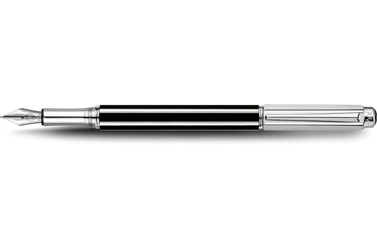 Füllfederhalter VARIUS™ CHINA BLACK versilbert und rhodiniert