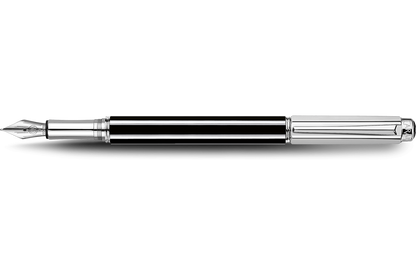 Füllfederhalter VARIUS™ CHINA BLACK versilbert und rhodiniert