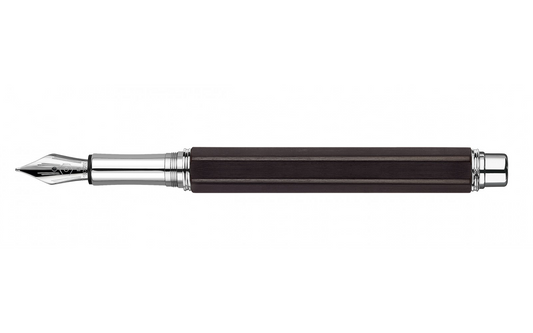 Stylo Plume VARIUS™ EBONY Argenté Rhodié