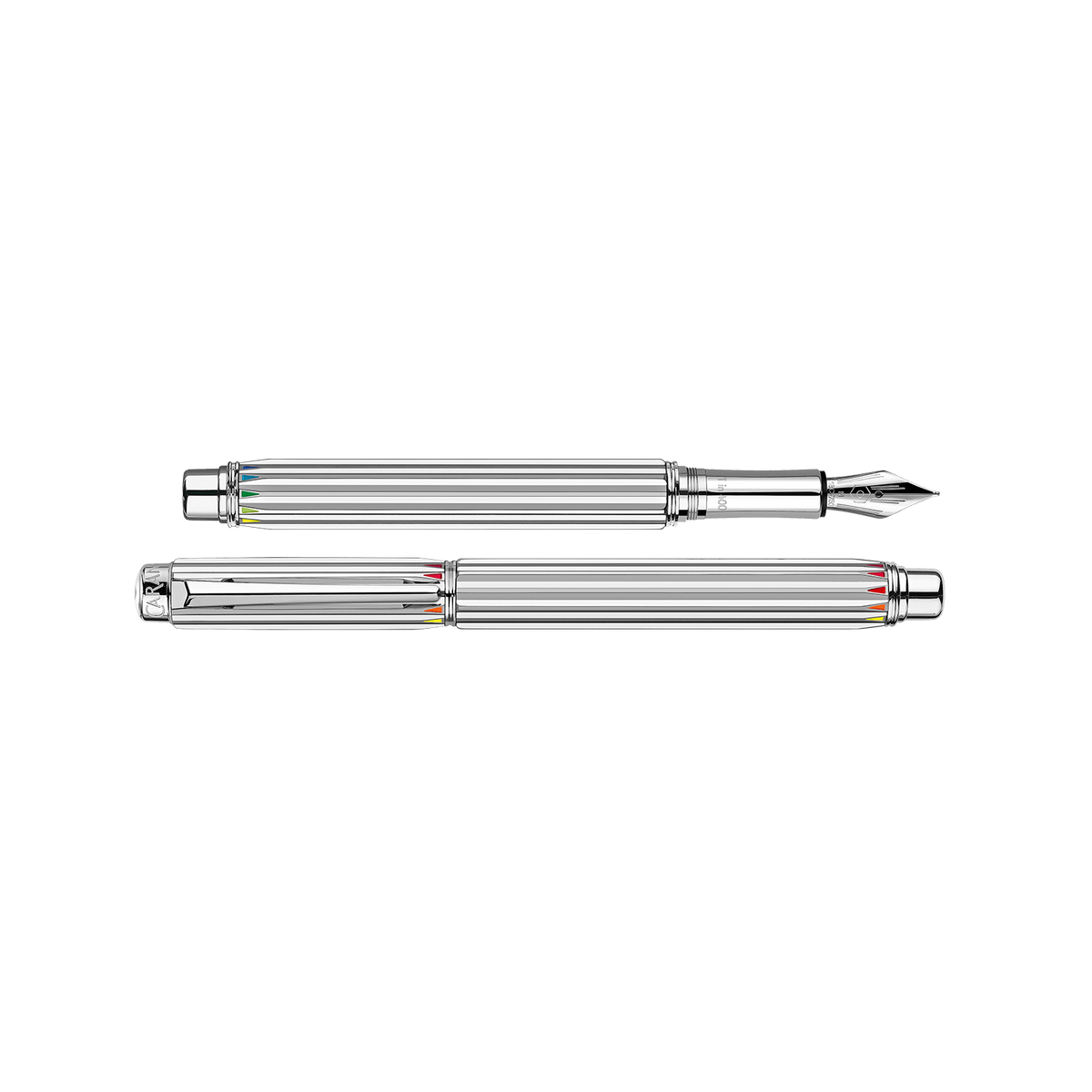 Silver-Plated and Rhodium-Coated VARIUS™ RAINBOW Fountain Pen limitierte Edition