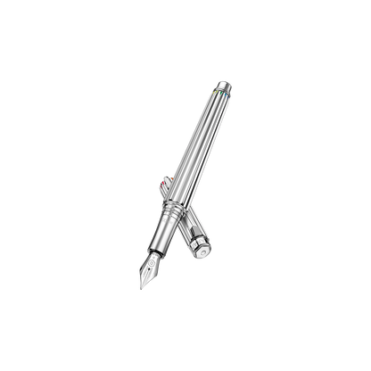 Silver-Plated and Rhodium-Coated VARIUS™ RAINBOW Fountain Pen limitierte Edition