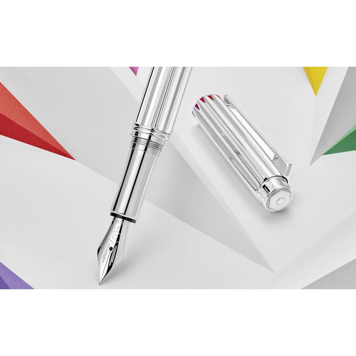 Silver-Plated and Rhodium-Coated VARIUS™ RAINBOW Fountain Pen limitierte Edition